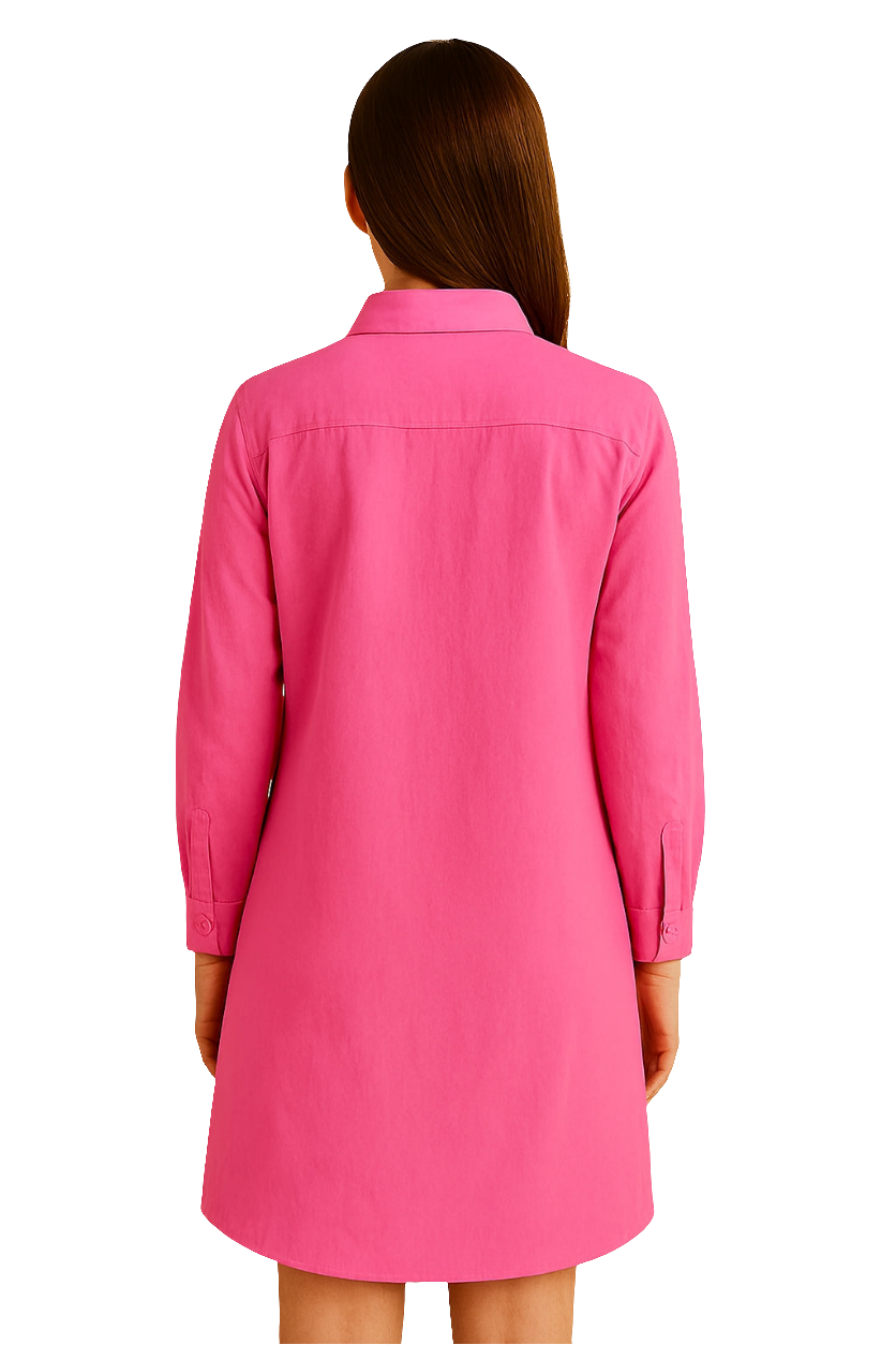 Shirt Dress with Front Buttons