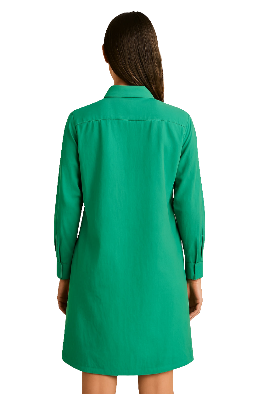 Shirt Dress with Front Buttons