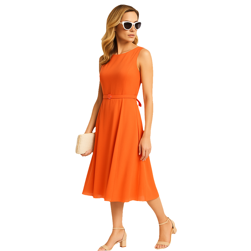 Midi Dress - Chic & Versatile