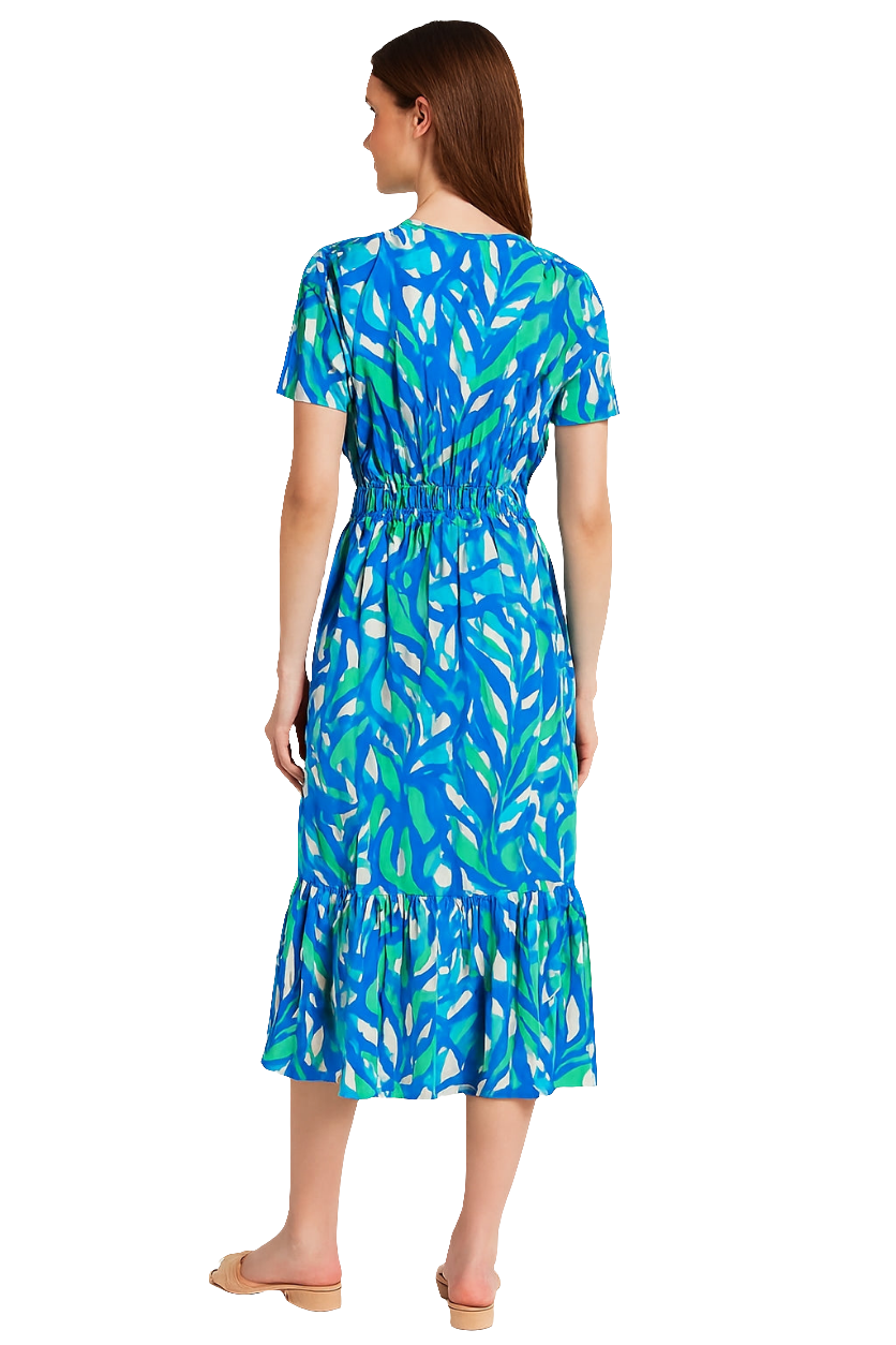 Midi Dress Ruffle Hem